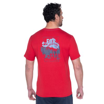 Imagen 2 del producto Polera Jersey Estampado Espalda Cuello V