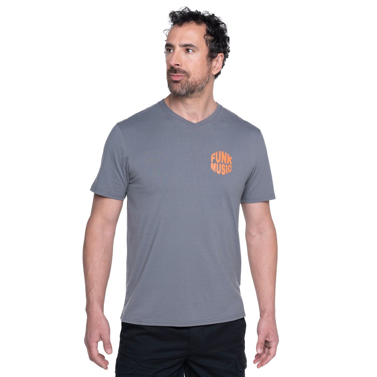 KOTTING - Polera Jersey Estampado Espalda Cuello V KOTTING