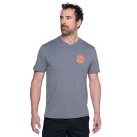 Polera Jersey Estampado Espalda Cuello V