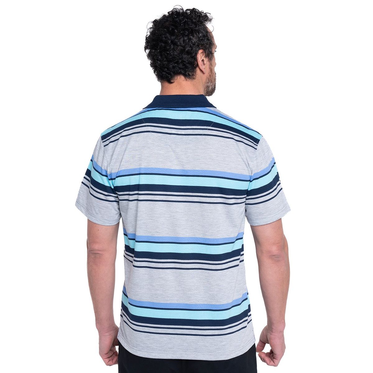 KOTTING - Polera Jersey Listada Cuello Camisero KOTTING