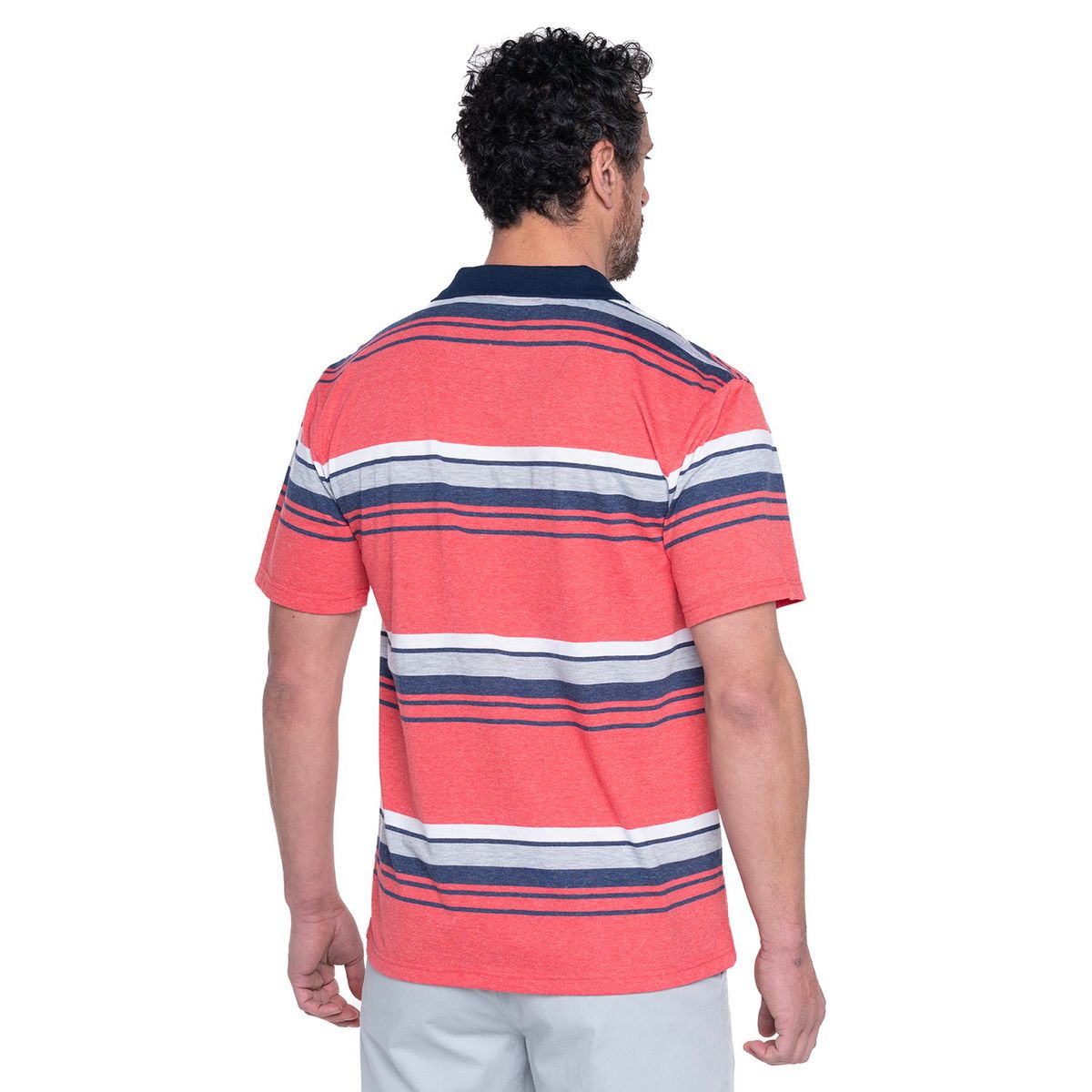 KOTTING - Polera Jersey Listada Cuello Camisero KOTTING