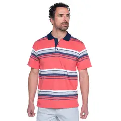 KOTTING - Polera Jersey Listada Cuello Camisero