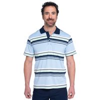 Polera Jersey Listada Cuello Camisero