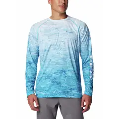 COLUMBIA - Polera Hombre Super Terminal Tackle Azul