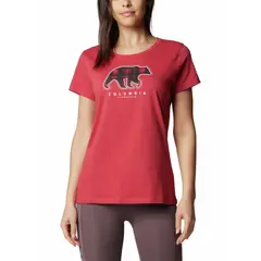 COLUMBIA - Polera Mujer Daisy Days Graphic Rojo