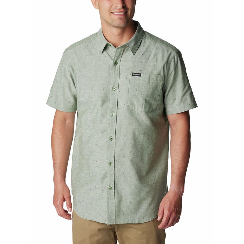 COLUMBIA - Camisa Hombre Rapid Rivers Novelty Verde COLUMBIA