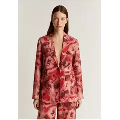 SCALPERS - Blazer Lino Tie Dye Red