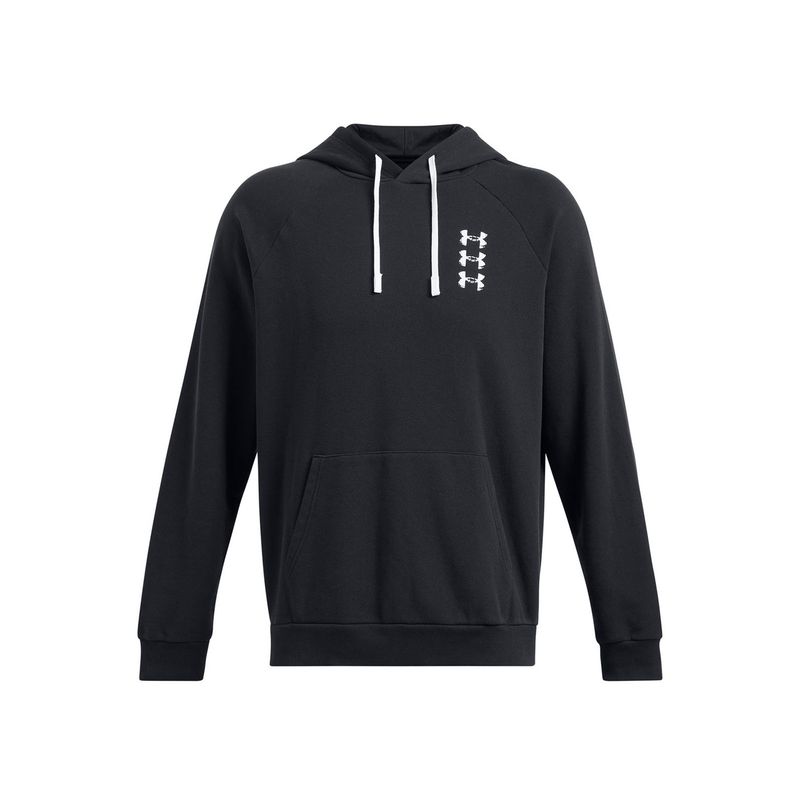 UNDER ARMOUR - Polerón Rival Sliced N Diced hombre Negro UNDER ARMOUR