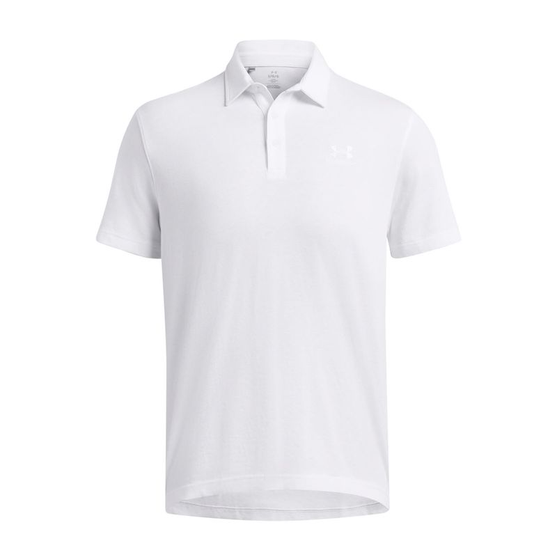 UNDER ARMOUR - Polo UA Icon para hombre Blanco UNDER ARMOUR