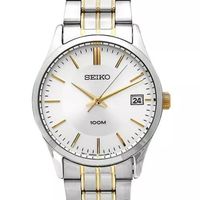 Reloj Cuarzo Plateado 100m SGEF03