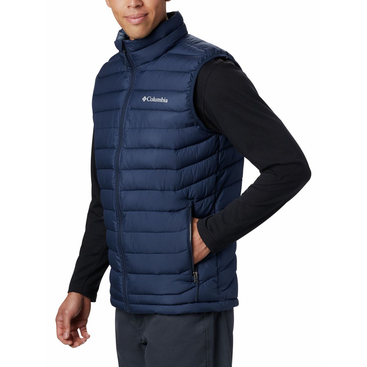 COLUMBIA - Parka Sin Mangas Hombre Powder Lite Ii Azul COLUMBIA