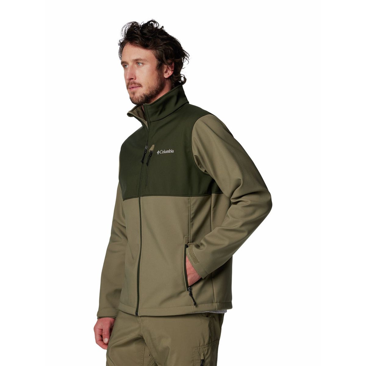 COLUMBIA - Softshell Hombre Ascender Soft Shell Verde COLUMBIA