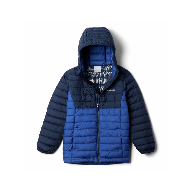 COLUMBIA - Parka Niño Powder Lite Ii Hooded Azul COLUMBIA
