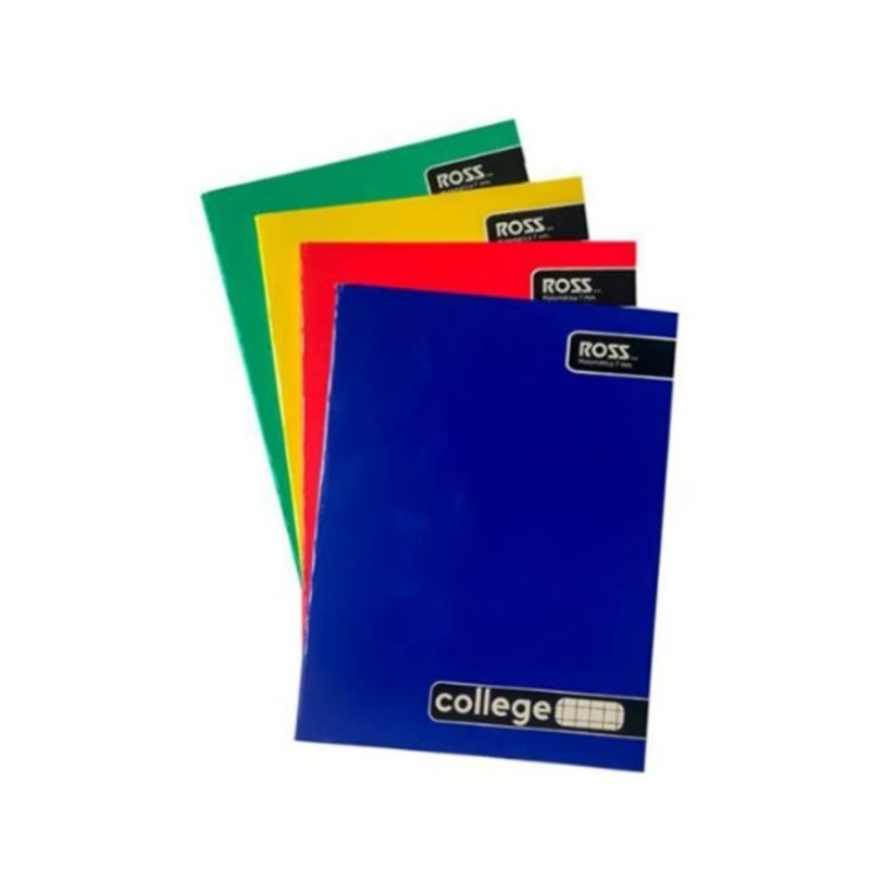 GENERICO - CUADERNO LISO COLLEGE MATEMÁTICAS 7MM 80 HOJAS - 10 UNID