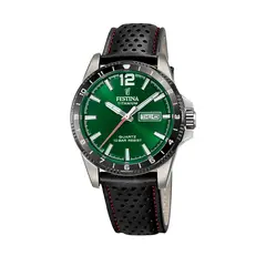 FESTINA - Reloj F206993 Verde Hombre Calendario Titanium