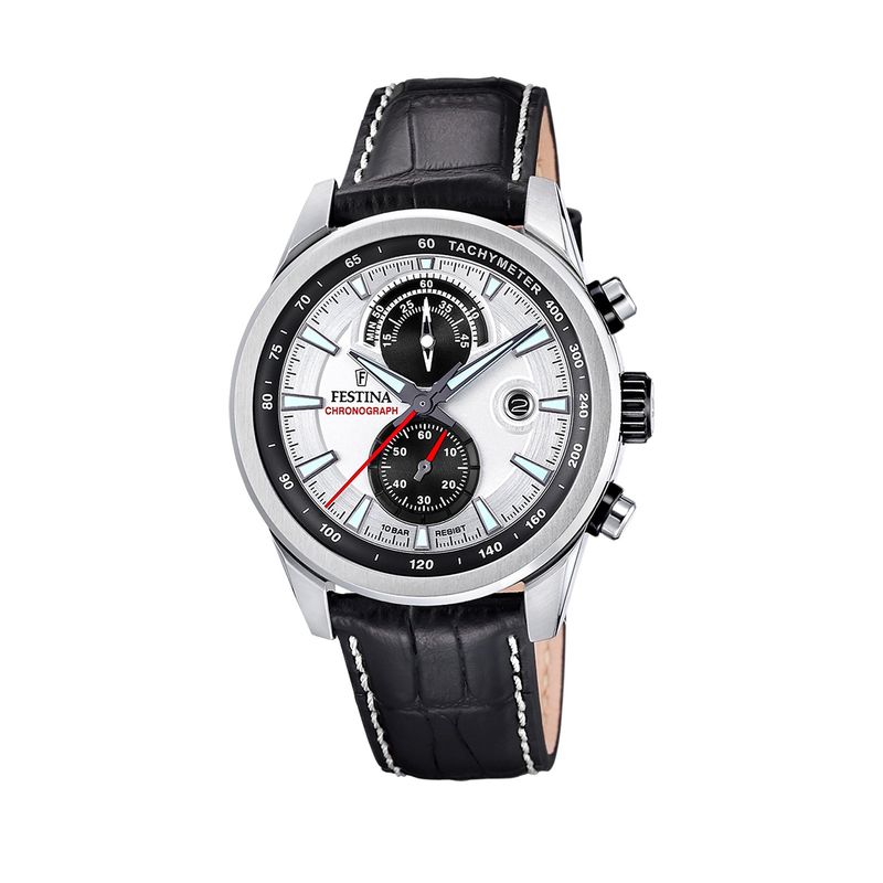 FESTINA - Reloj F20695/1 Festina Plateado Hombre Timeless Chronograph