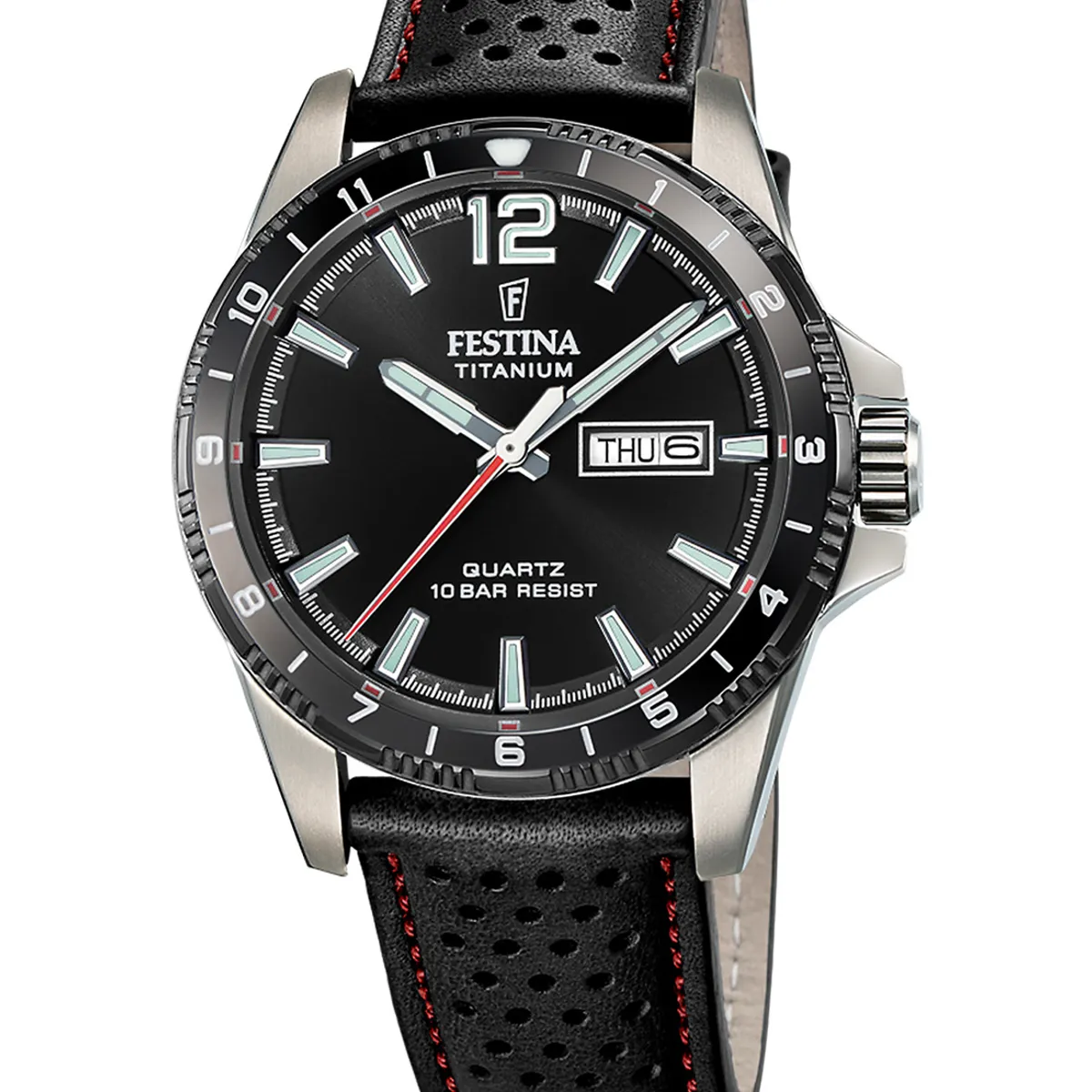 FESTINA - Reloj F20699/4 Festina Negro Hombre Calendario Titanium