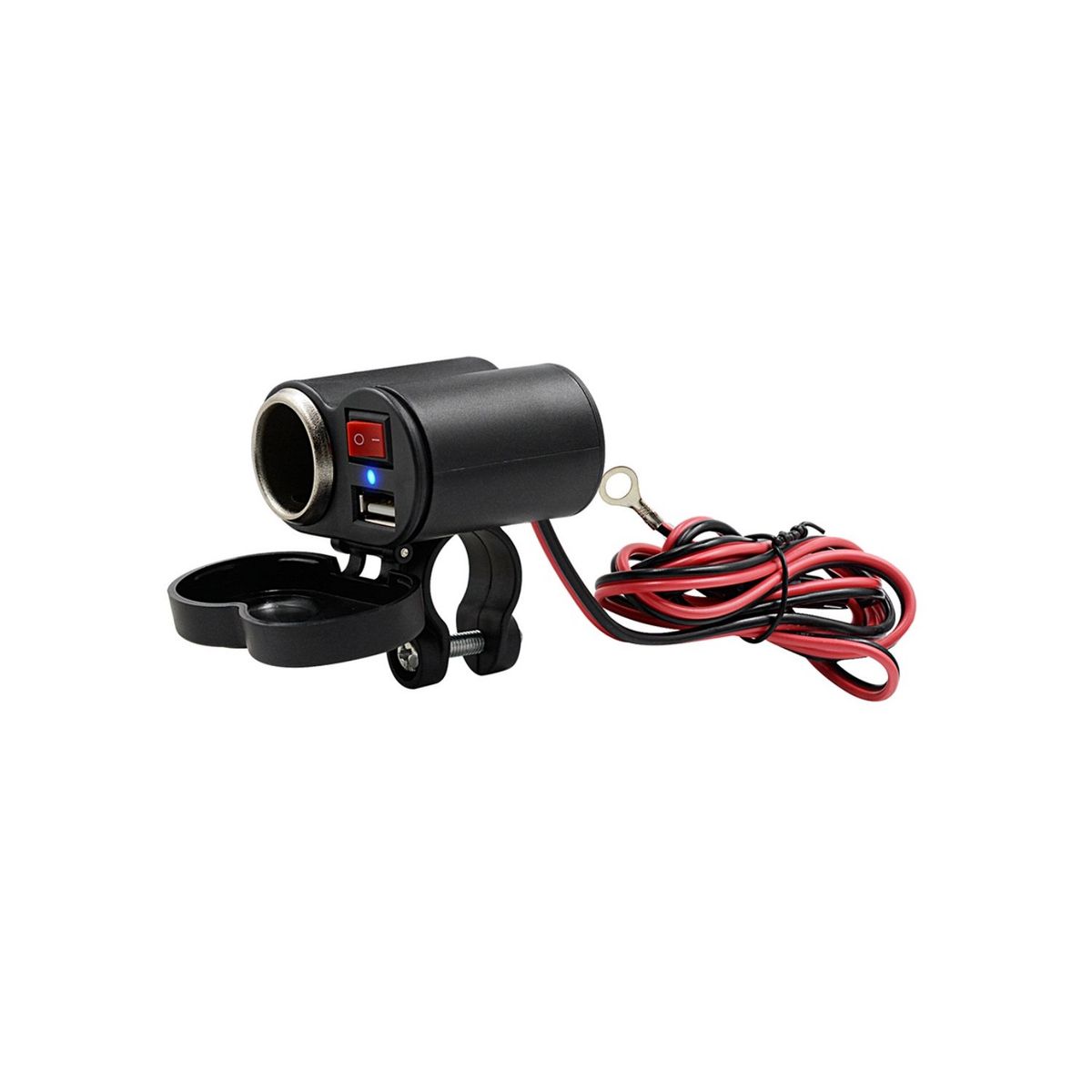 GENERICO - Cargador Usb Y Encendedor Para Motos Conexión 12v - SC