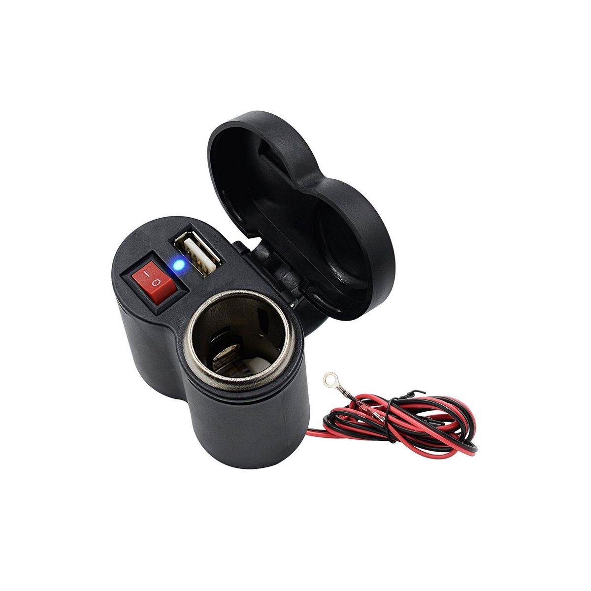 GENERICO - Cargador Usb Y Encendedor Para Motos Conexión 12v - SC