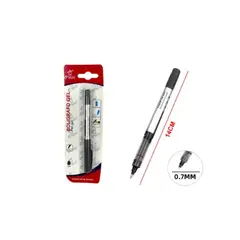 GENERICO - BOLIGRAFO TINTA GEL NEGRO 1 PCS 0.7MM - 12 UNID
