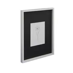 VGO - Marco de madera Blanco con paspartú 15x20 sin paspartú 30x40