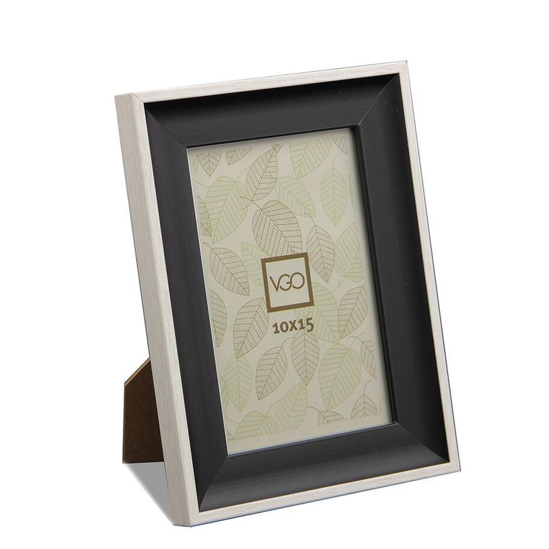 VGO - Marco simil madera 10x15 negro Vgo