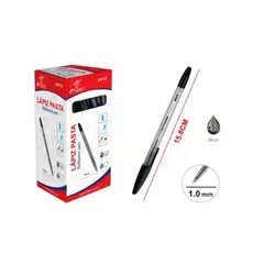 GENERICO - LAPIZ PASTA TINTA COLOR NEGRA 1.0MM 50 PCS