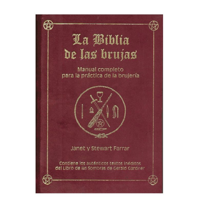 GENERICO - LA BIBLIA DE LAS BRUJAS OBRA COMPLETA TERCIOPELO ROJO