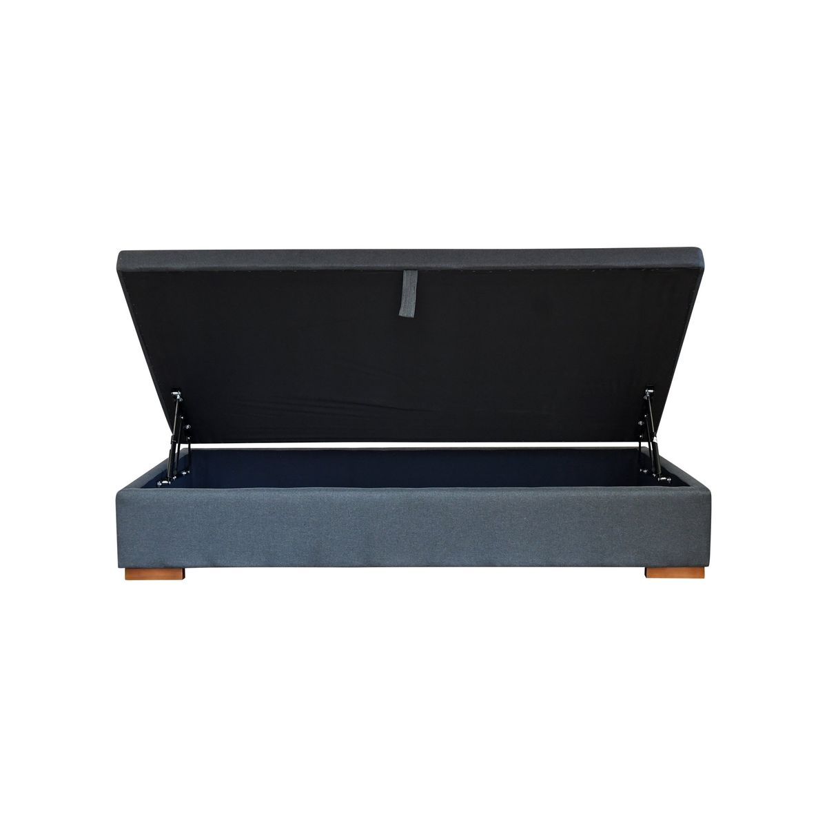 BLOCCARE - Base Cama Baul 1 Plaza L 190cm con patas 4.5cm para colchon V.elastico