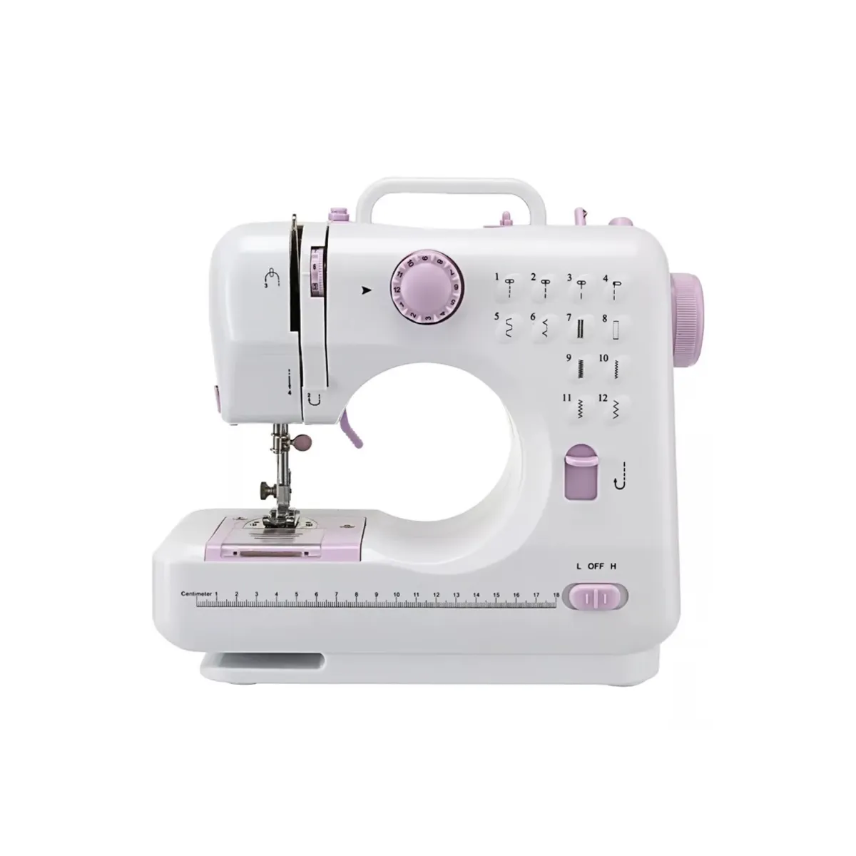 GENERICO - Maquina de Coser Multifuncional Mini Portátil 12 Puntadas