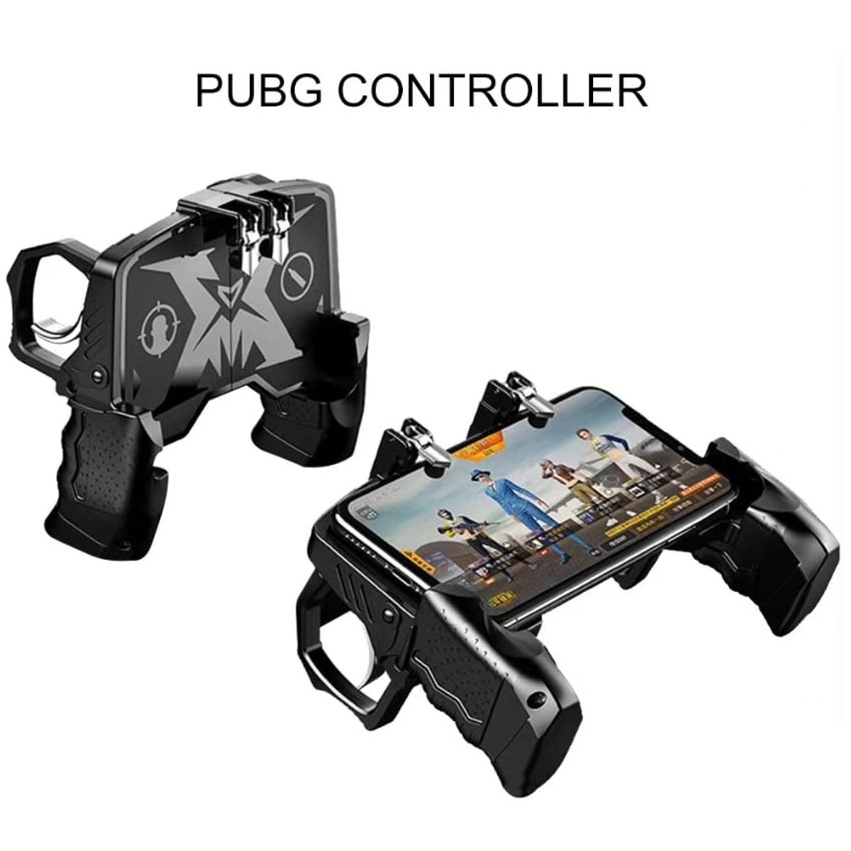 GENERICO - Gamepad Gatillo Joystick Control Pubg Android/Ios 2 gatillos