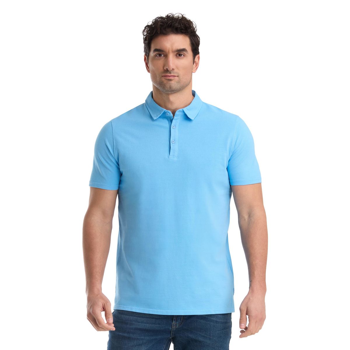 PANAMA JACK - Polera Manga Corta Hombre Celeste Panama Jack