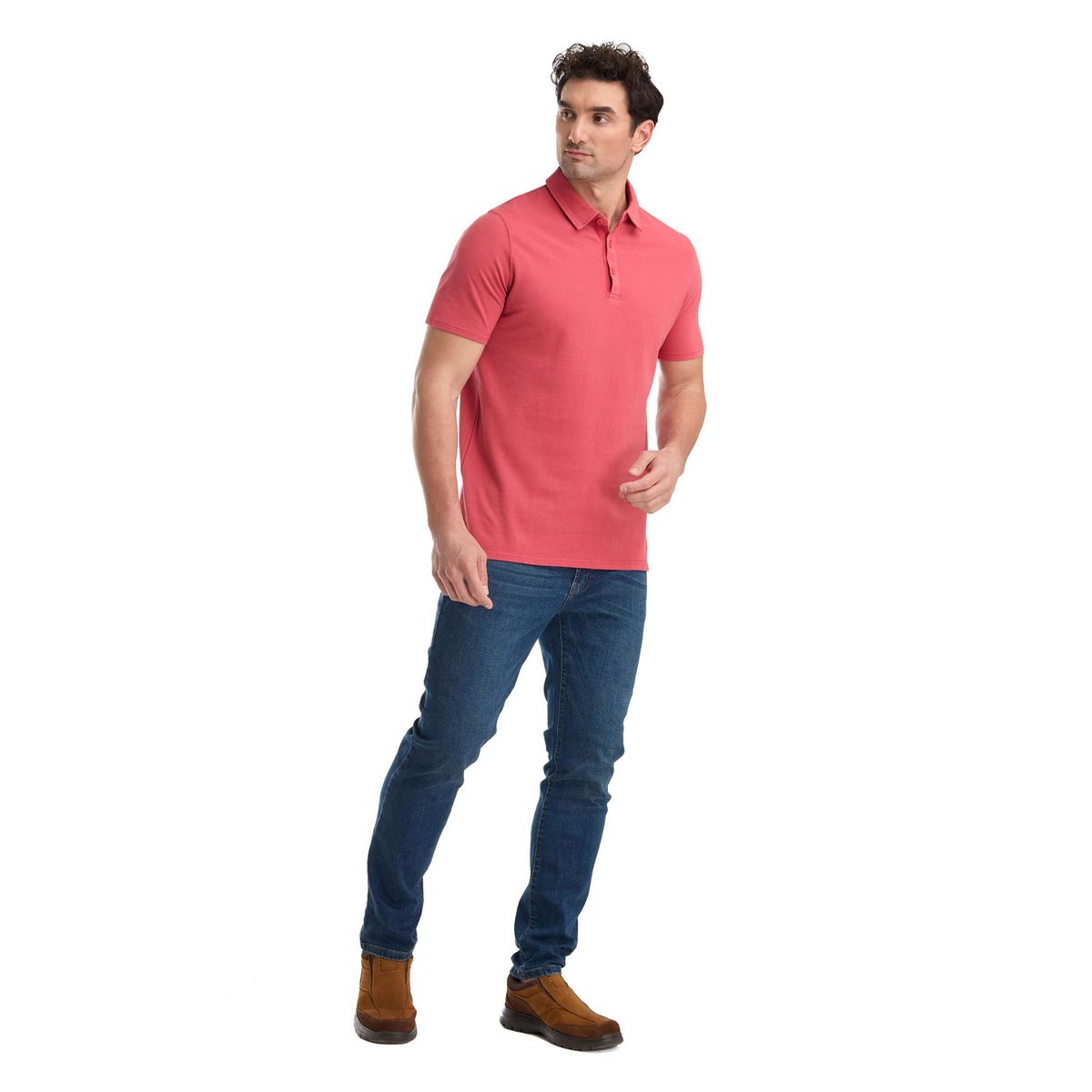 PANAMA JACK - Polera Manga Corta Hombre Rojo Panama Jack