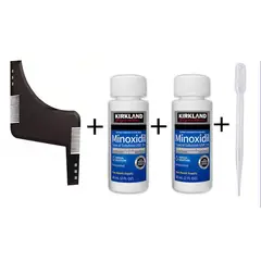 KIRKLAND - MINOXIDIL 2 M + CEPILLO MOLDEADOR