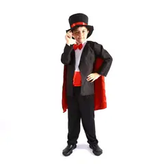 GENERICO - Disfraz Niño De Mago Cumpleaños Halloween Talla 7-10