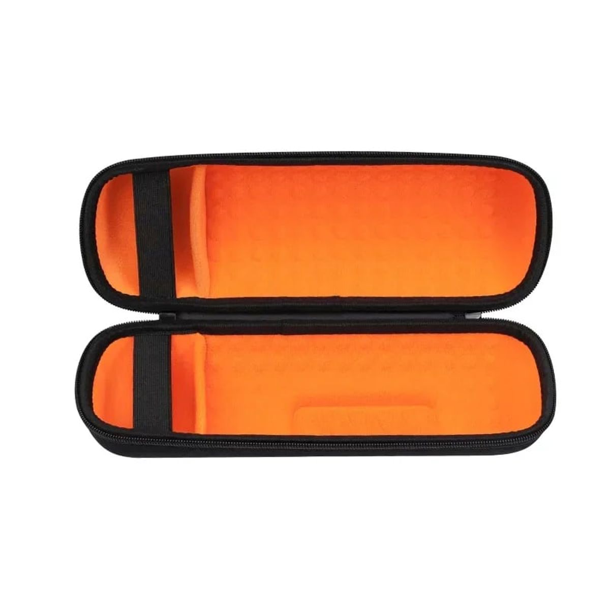 GENERICO - Estuche Rígido Premiun Para Parlante JBL Charge 5 y 4 Negro Naranjo