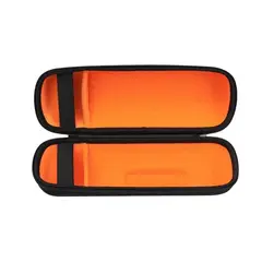 GENERICO - Estuche Rígido Premiun Para Parlante JBL Charge 5 y 4 Negro Naranjo