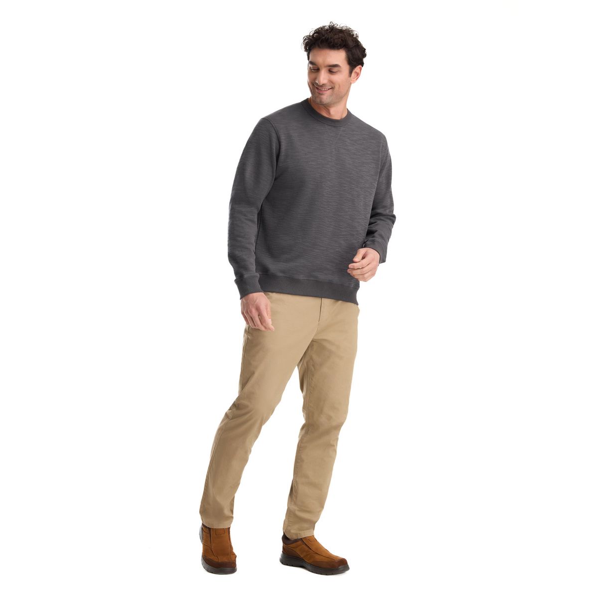 PANAMA JACK - Polerón Hombre Gris Panama Jack