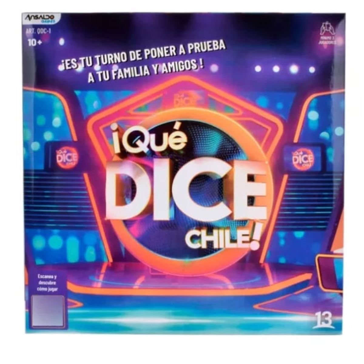 GENERICO - Juego De Mesa Qué Dice Chile
