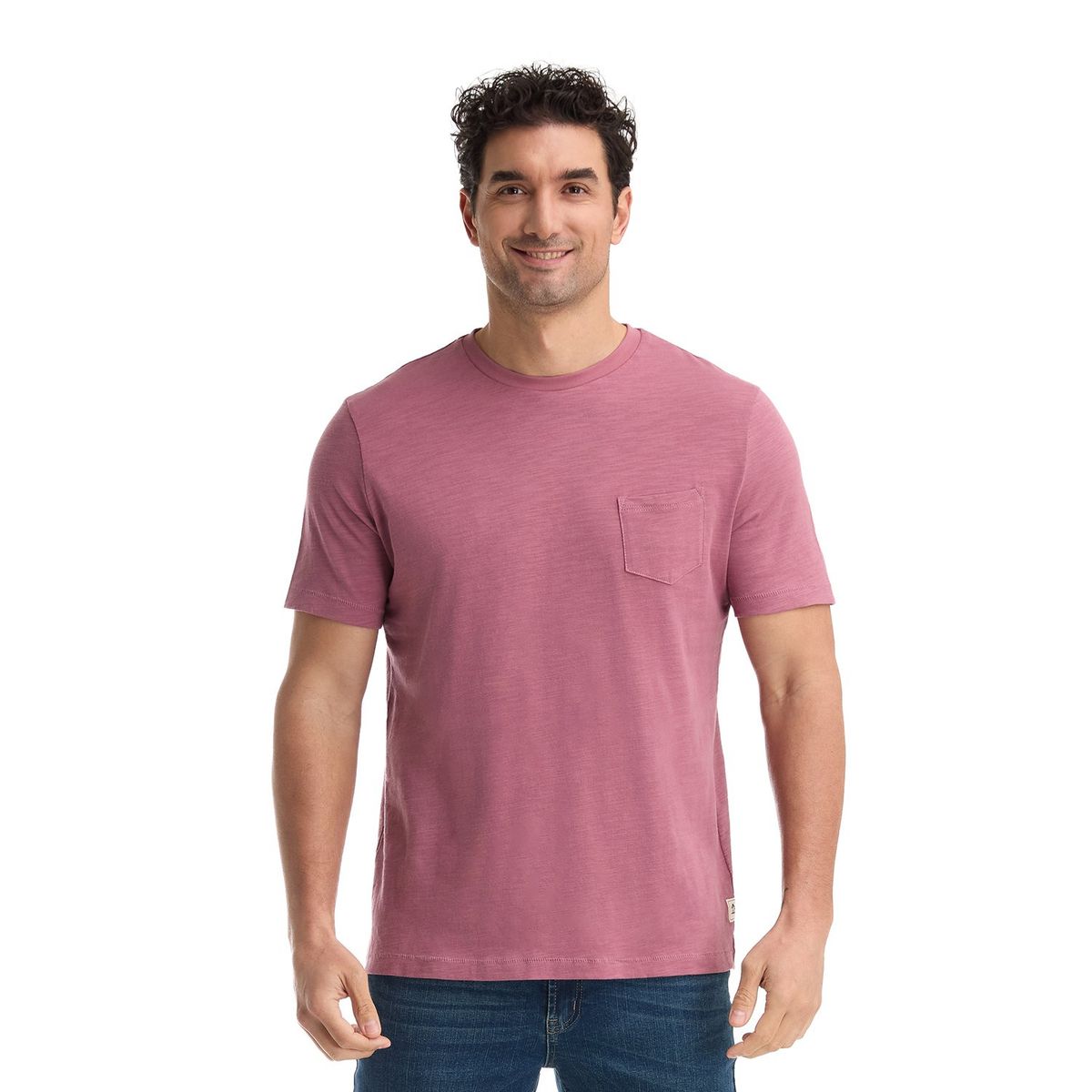 PANAMA JACK - Polera Manga Corta Hombre Burdeo Panama Jack