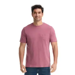 PANAMA JACK - Polera Manga Corta Hombre Burdeo