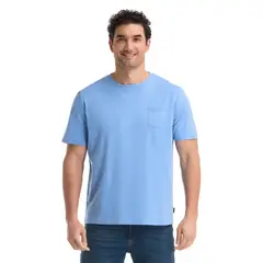 PANAMA JACK - Polera Manga Corta Hombre Celeste