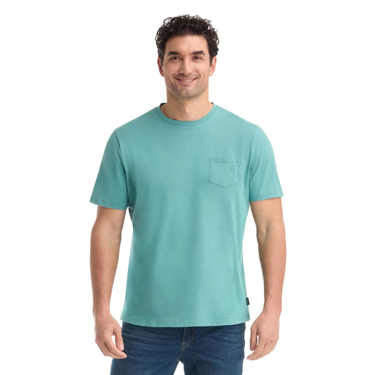 PANAMA JACK - Polera Manga Corta Hombre Turquesa Panama Jack