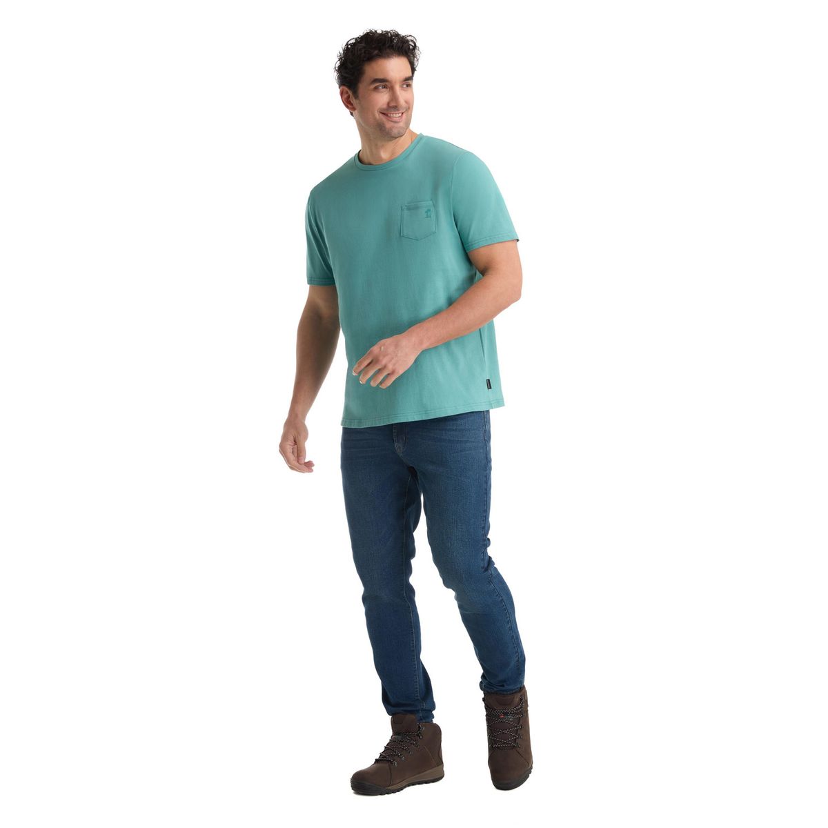 PANAMA JACK - Polera Manga Corta Hombre Turquesa Panama Jack