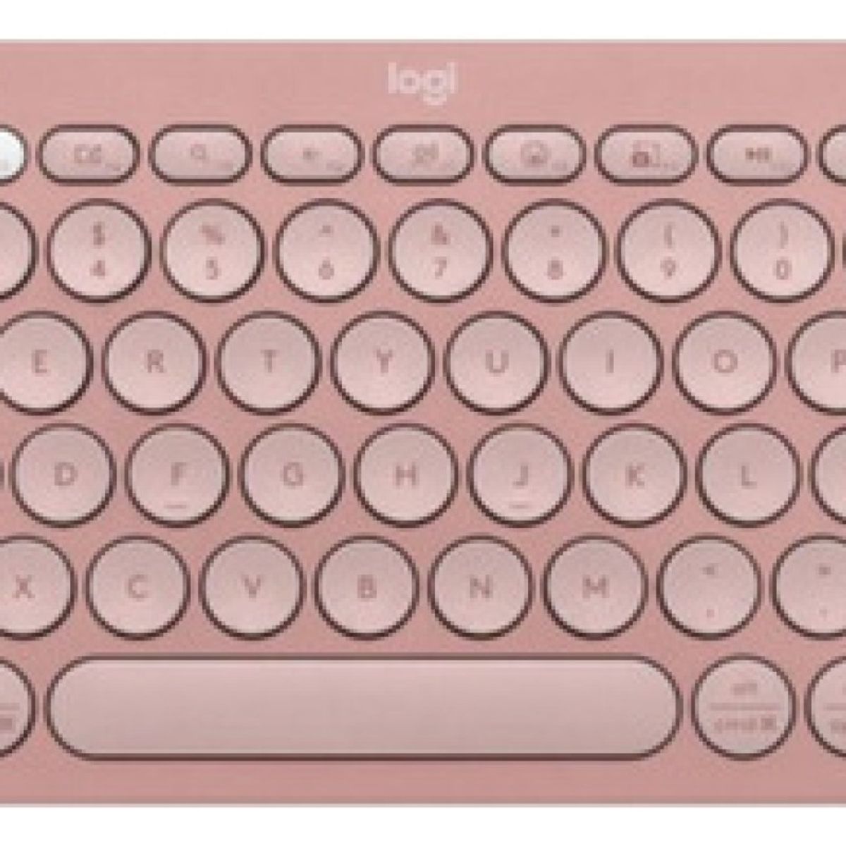 LOGITECH - Teclado Logitech Pebble Keys 2 K380s Español Rosa