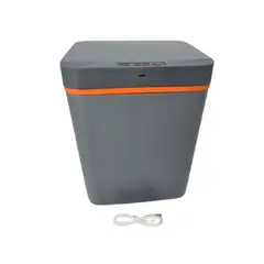 GENERICO - Papelera Inteligente Recargable 12 Litros Con Sensor