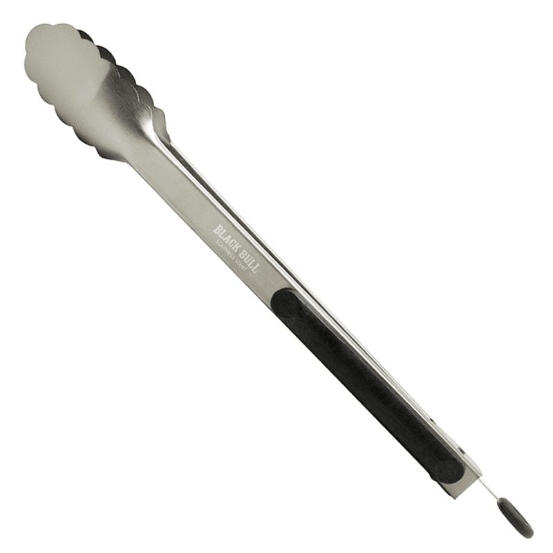 BLACK BULL - Tenaza Pinza Parrillera o Cocina BlackBull Mango Madera