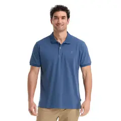 PANAMA JACK - Polera Pique Azul