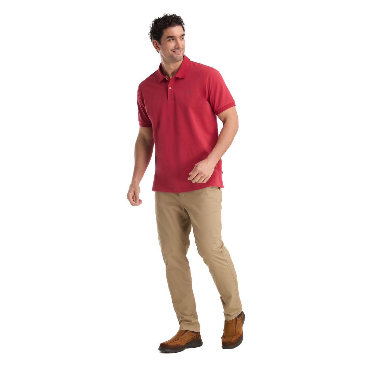 PANAMA JACK - Polera Pique Rojo Panama Jack