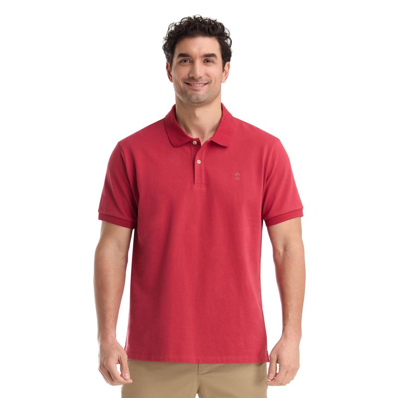 PANAMA JACK - Polera Pique Rojo Panama Jack